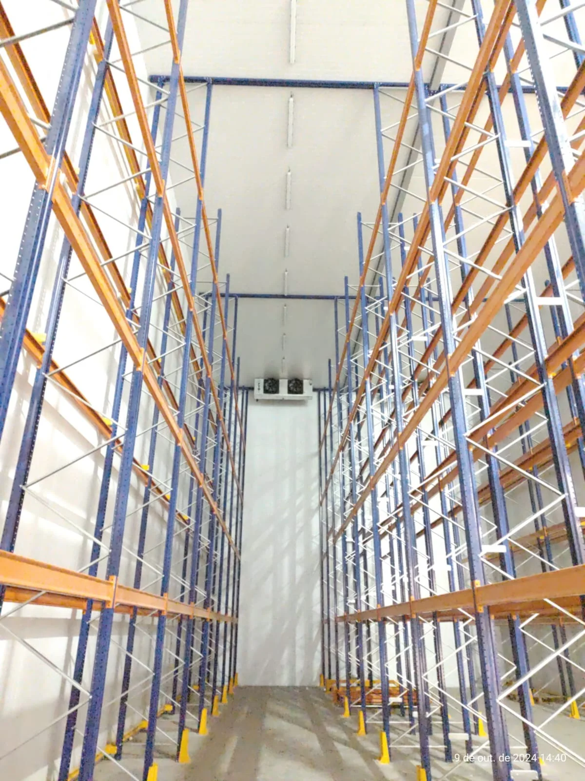 Diso Distribuidora — Câmara fria · Estoque de distribuição