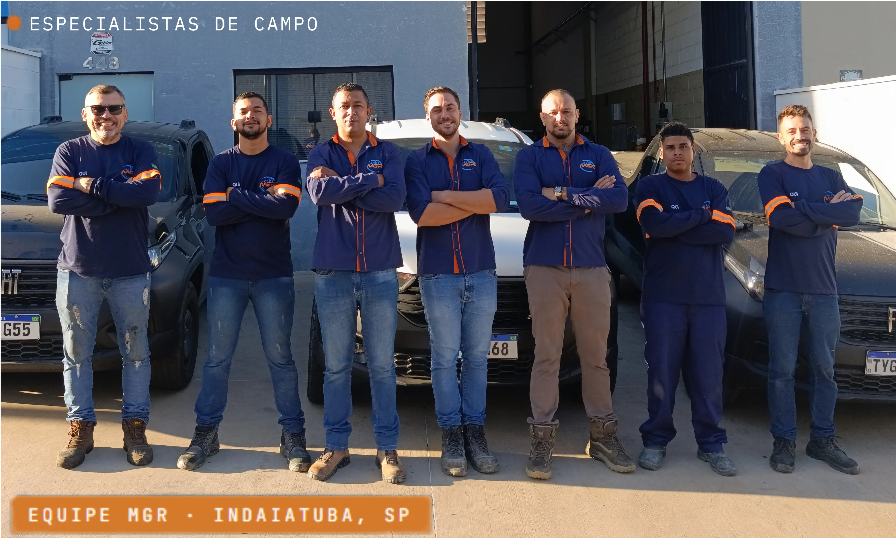 Especialistas de Campo MGR · equipe em Indaiatuba, SP